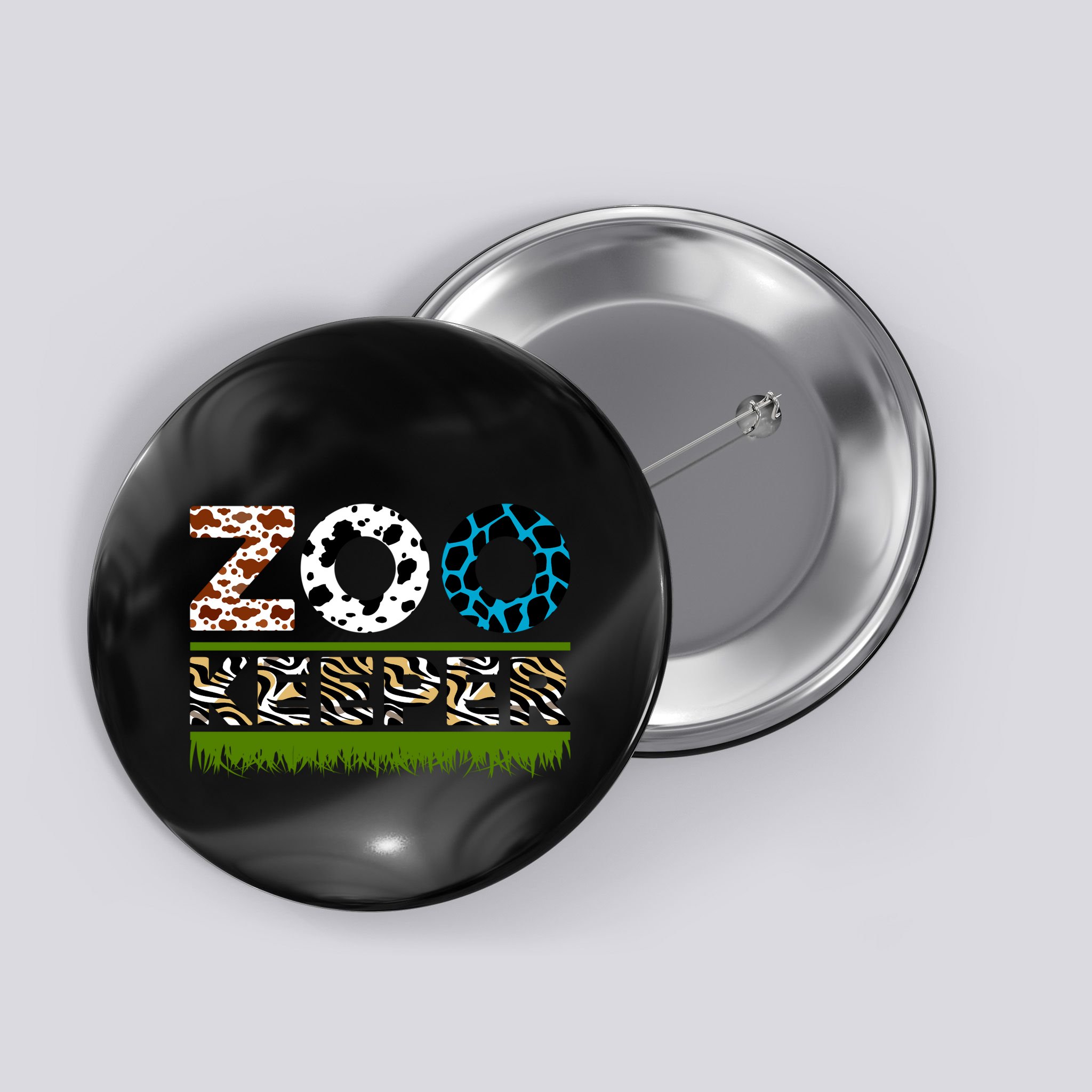 Zoo Keeperfunny Gift For Zoo Keeper Button