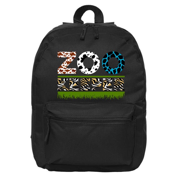 Zoo Keeperfunny Gift For Zoo Keeper 16 in Basic Backpack
