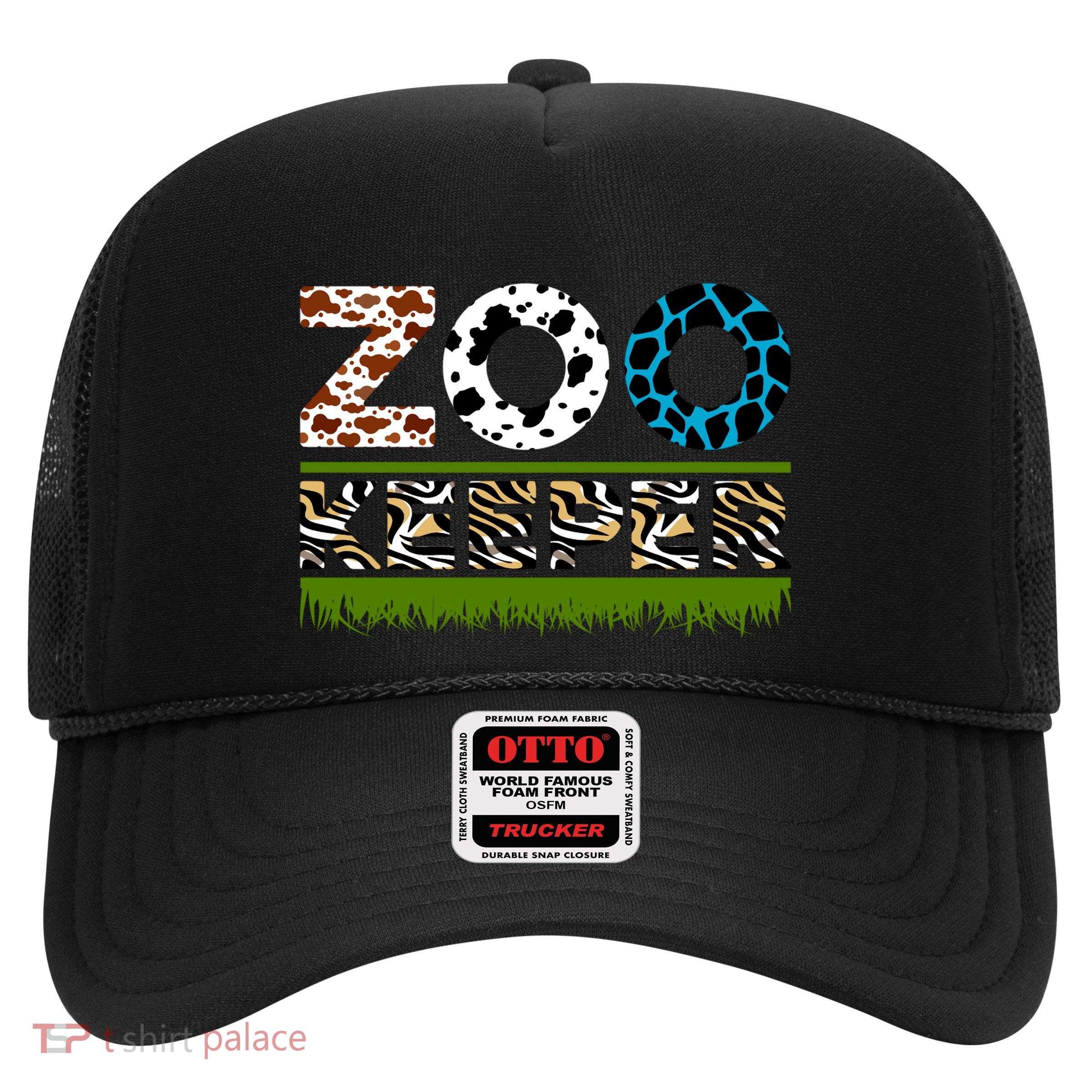 Zoo Keeperfunny Gift For Zoo Keeper Trucker Hat