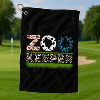 Zoo Keeperfunny Gift For Zoo Keeper Golf Towel