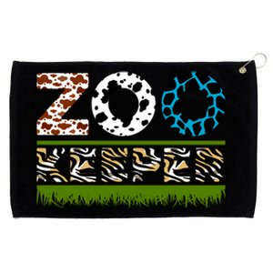 Zoo Keeperfunny Gift For Zoo Keeper Grommeted Golf Towel