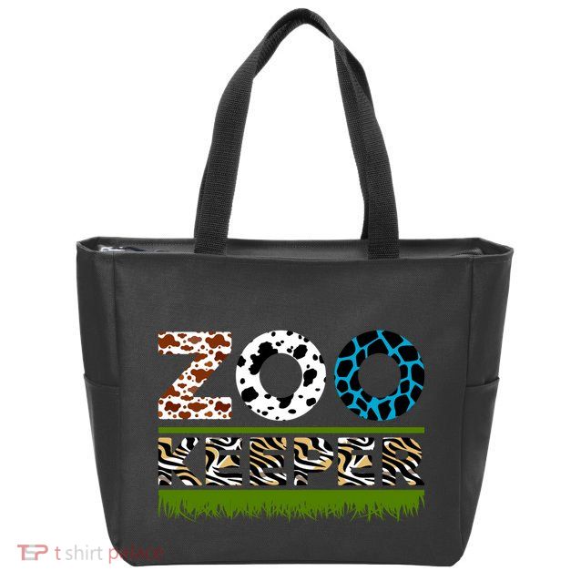 Zoo Keeperfunny Gift For Zoo Keeper Zip Tote Bag