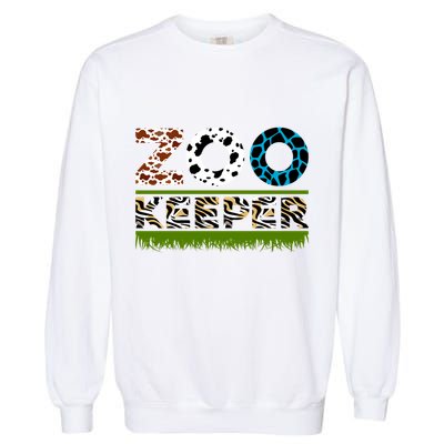 Zoo Keeperfunny Gift For Zoo Keeper Garment-Dyed Sweatshirt