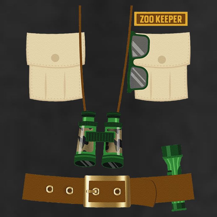 Zoo Keeper Halloween Costume DIY Gift Jungle Safari Explorer Beanie