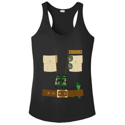 Zoo Keeper Halloween Costume DIY Gift Jungle Safari Explorer Ladies PosiCharge Competitor Racerback Tank