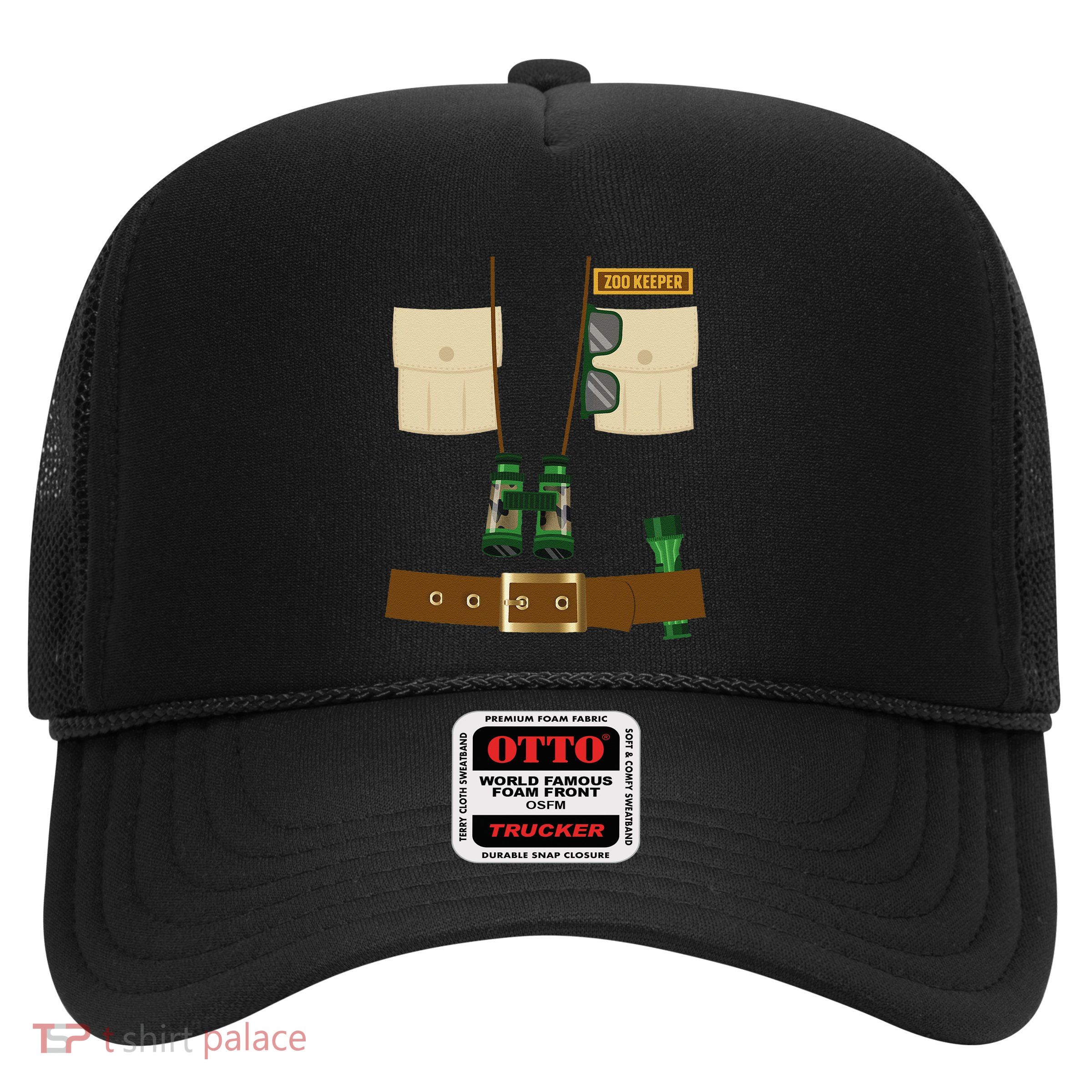 Zoo Keeper Halloween Costume DIY Gift Jungle Safari Explorer Trucker Hat
