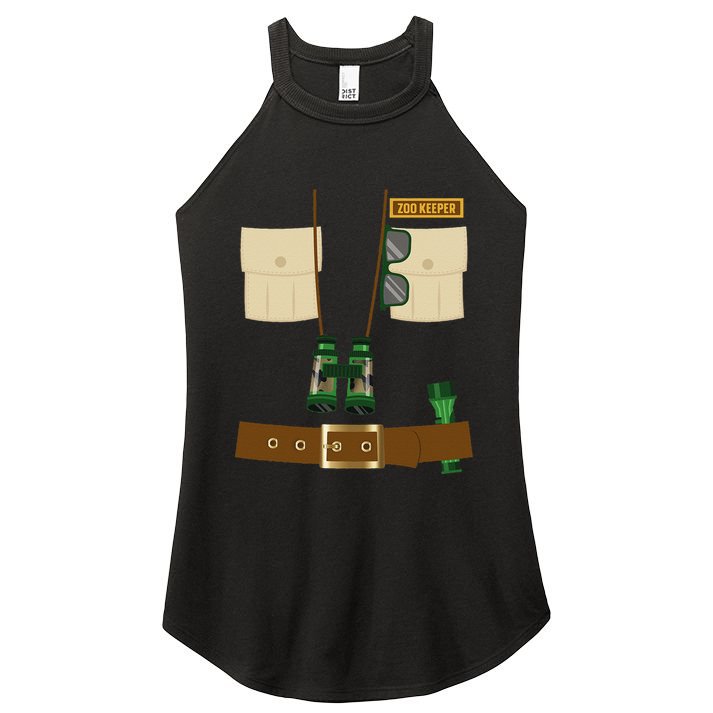 Zoo Keeper Halloween Costume DIY Gift Jungle Safari Explorer Women's Perfect Tri Rocker Tank