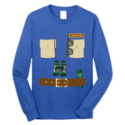 Zoo Keeper Halloween Costume DIY Gift Jungle Safari Explorer Long Sleeve Shirt