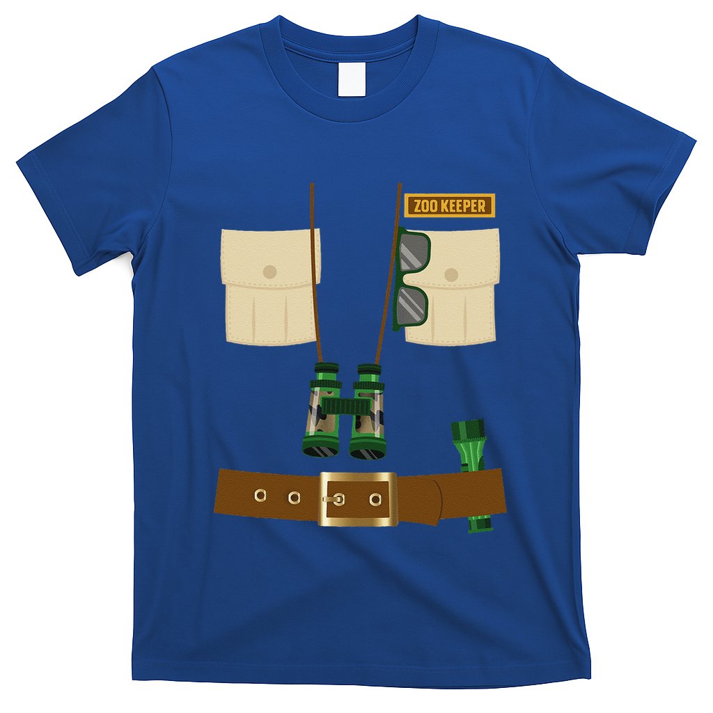 Zoo Keeper Halloween Costume DIY Gift Jungle Safari Explorer T-Shirt