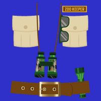 Zoo Keeper Halloween Costume DIY Gift Jungle Safari Explorer T-Shirt