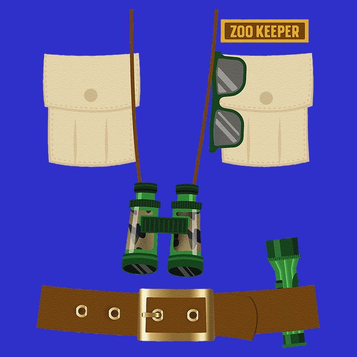 Zoo Keeper Halloween Costume DIY Gift Jungle Safari Explorer T-Shirt