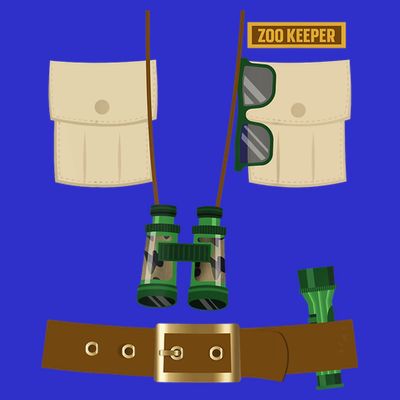 Zoo Keeper Halloween Costume Diy Gift Jungle Safari Explorer Gift T-Shirt