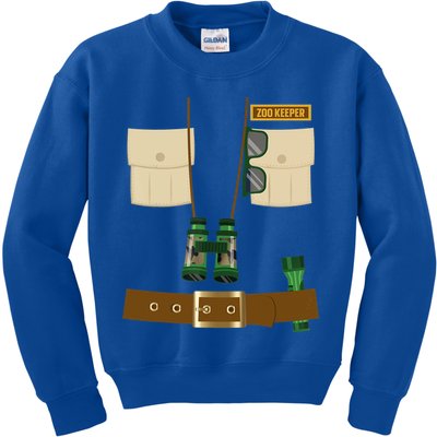 Zoo Keeper Halloween Costume Diy Gift Jungle Safari Explorer Gift Kids Sweatshirt