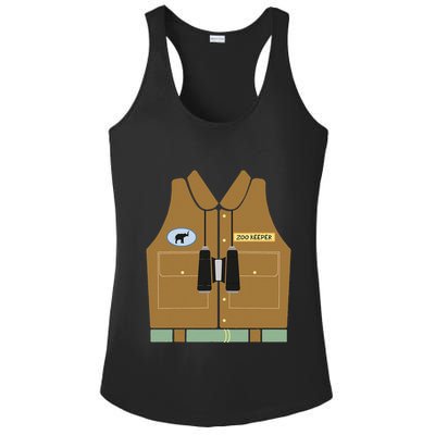 Zoo Keeper Halloween Costume DIY Jungle Safari Explorer Gift Ladies PosiCharge Competitor Racerback Tank