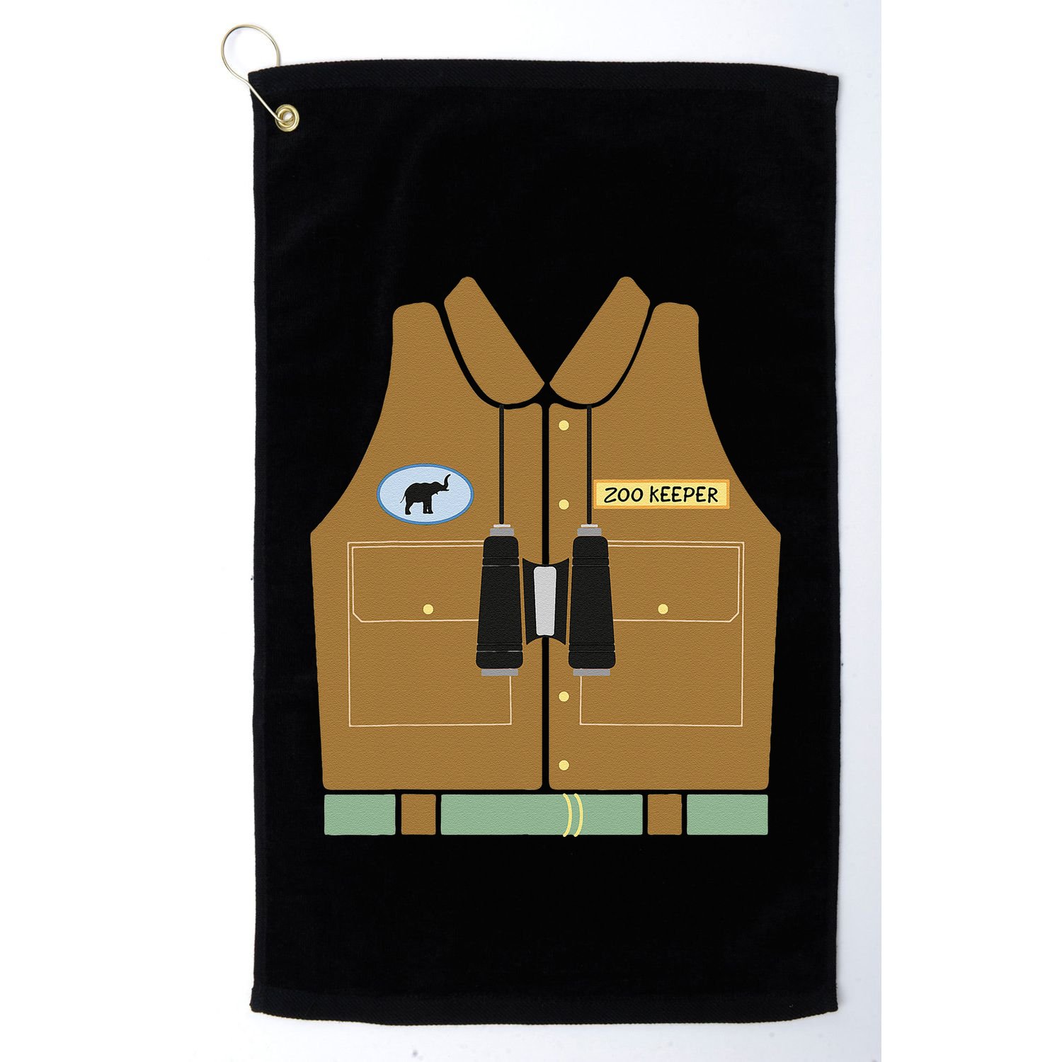 Zoo Keeper Halloween Costume DIY Jungle Safari Explorer Gift Golf Towel
