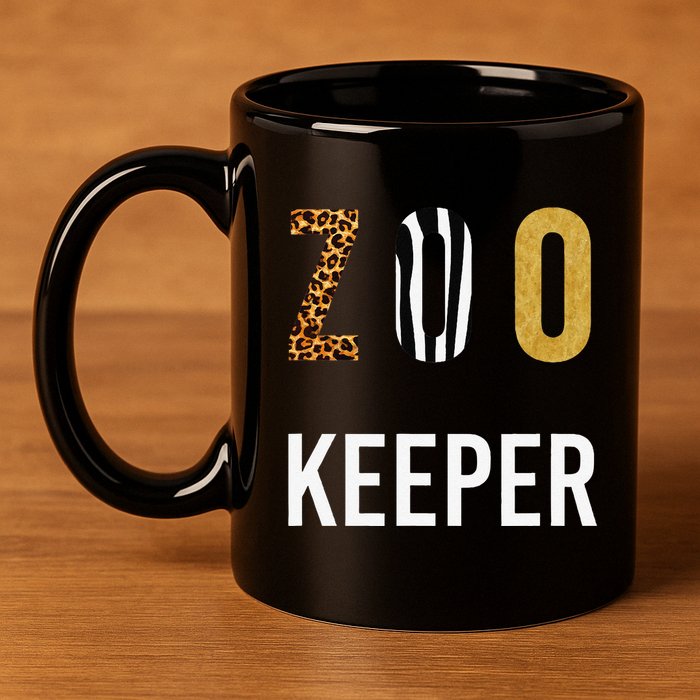 Zoo Keeper Halloween 11oz C Handle Ceramic Mug