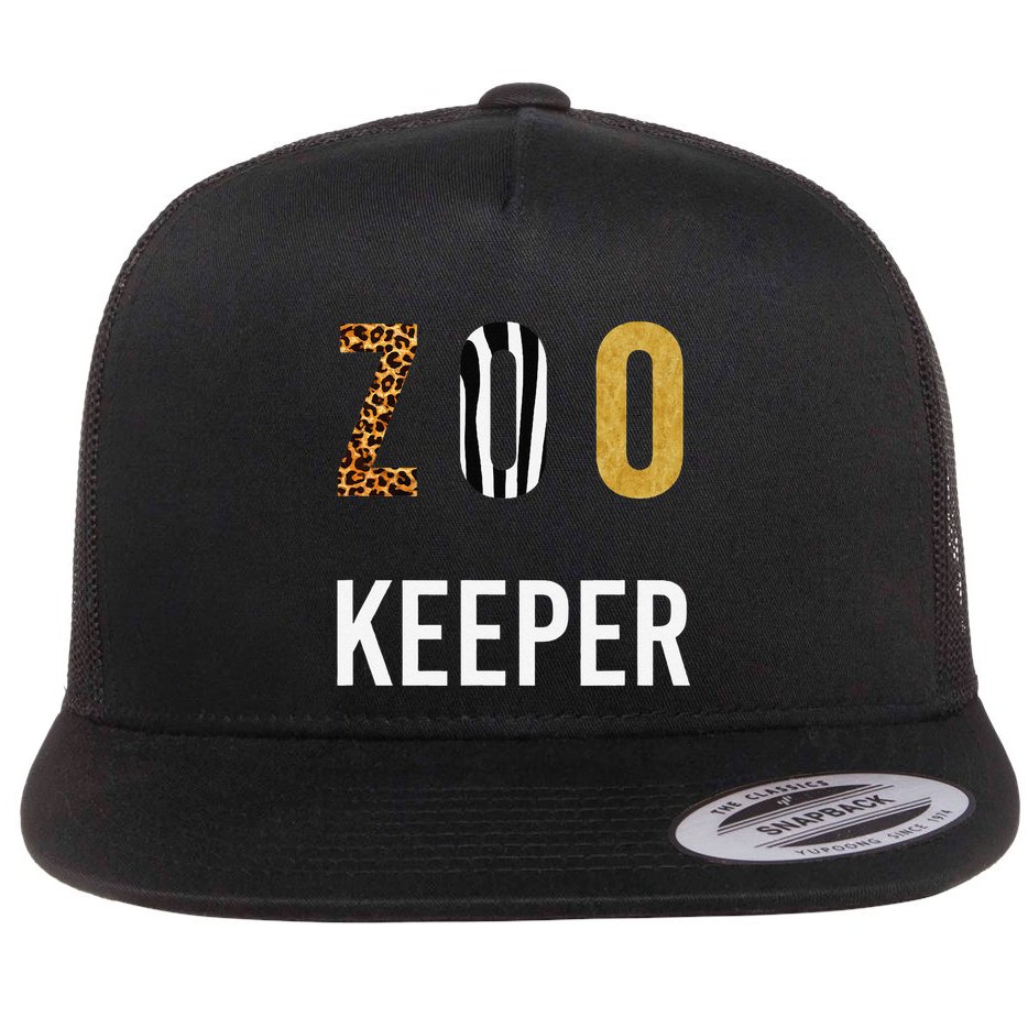 Zoo Keeper Halloween Flat Bill Trucker Hat