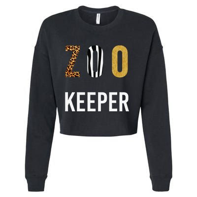 Zoo Keeper Halloween Cropped Pullover Crew