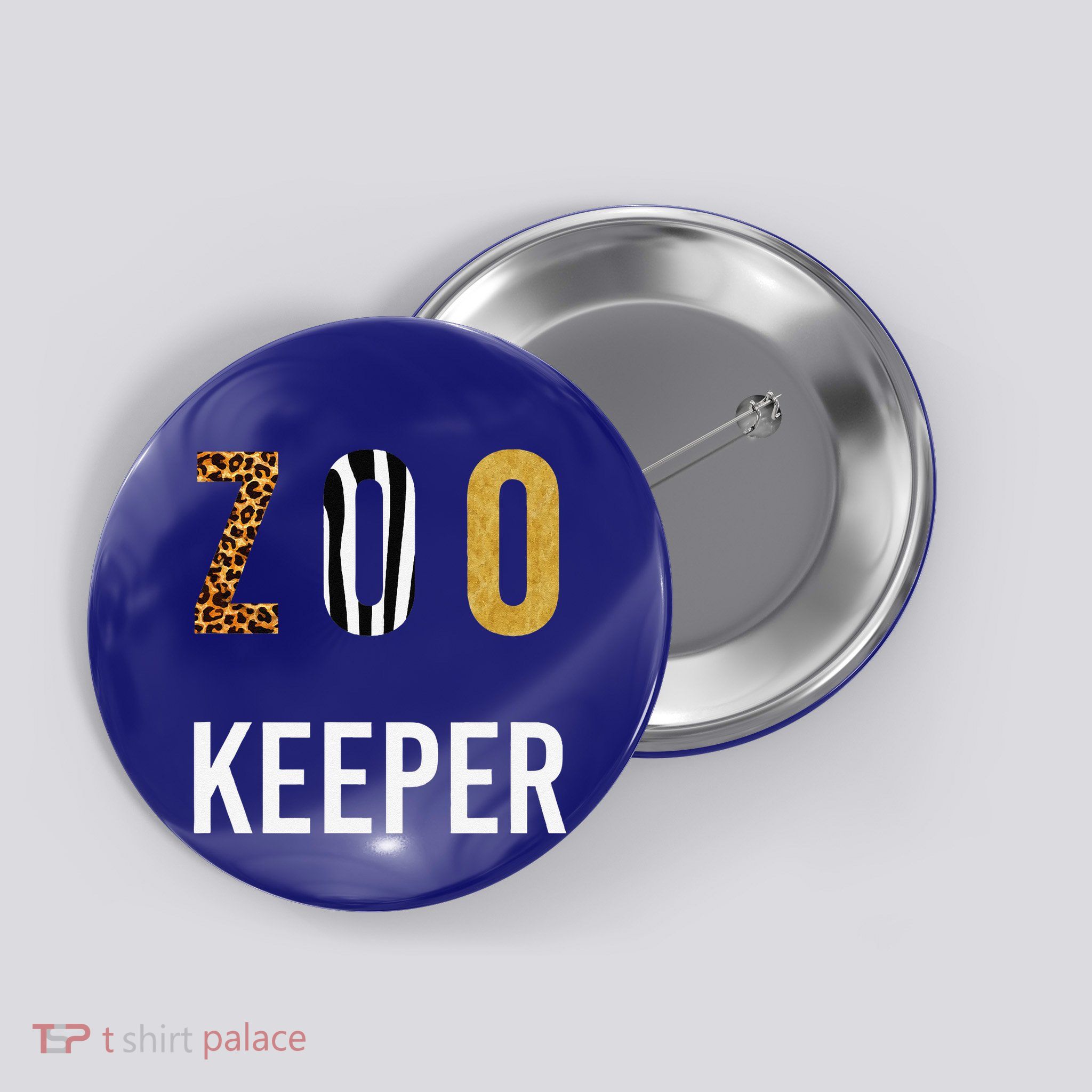 Zoo Keeper Halloween Button