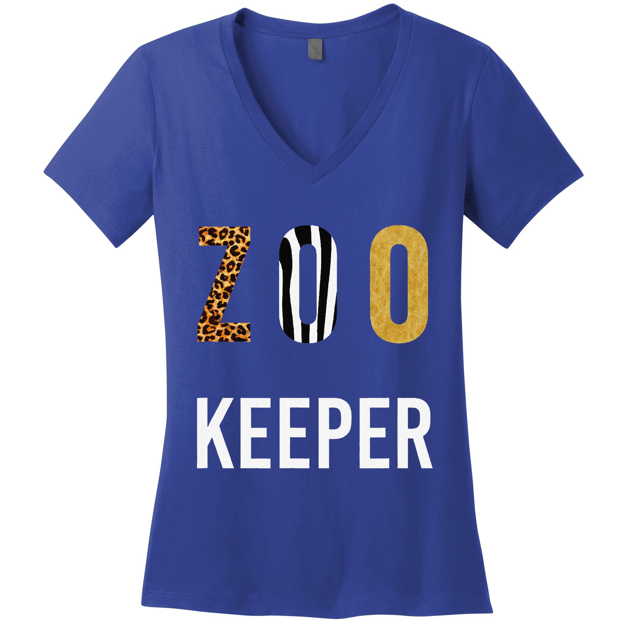 Zoo Keeper Halloween Women's V-Neck T-Shirt
