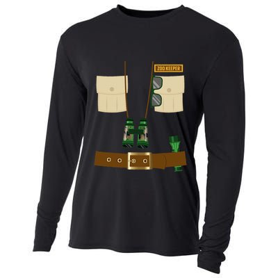 Zoo Keeper Halloween Costume Diy Gift Jungle Safari Explorer Cooling Performance Long Sleeve Crew