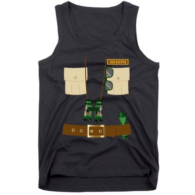 Zoo Keeper Halloween Costume Diy Gift Jungle Safari Explorer Tank Top