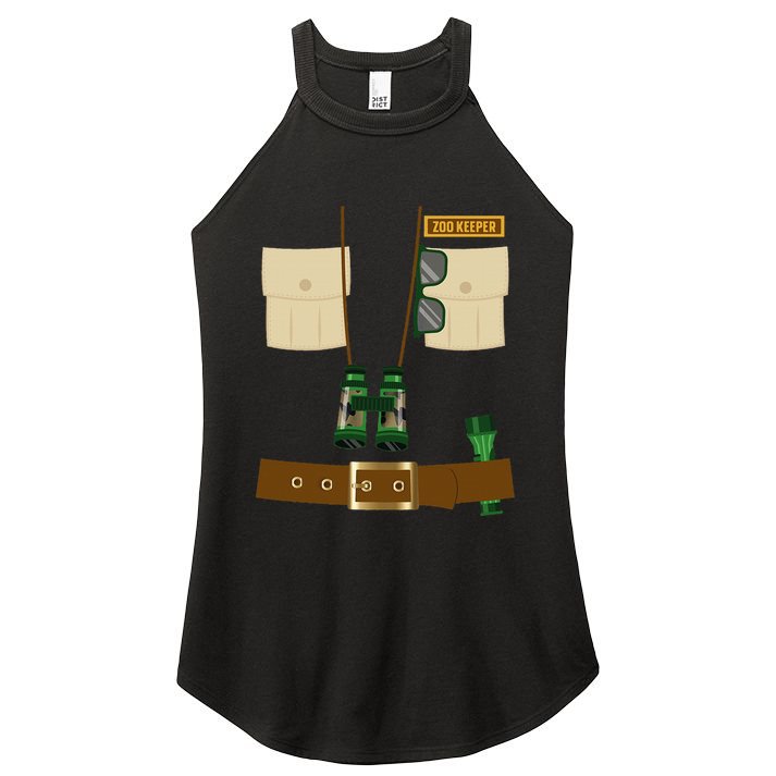 Zoo Keeper Halloween Costume Diy Gift Jungle Safari Explorer Women's Perfect Tri Rocker Tank