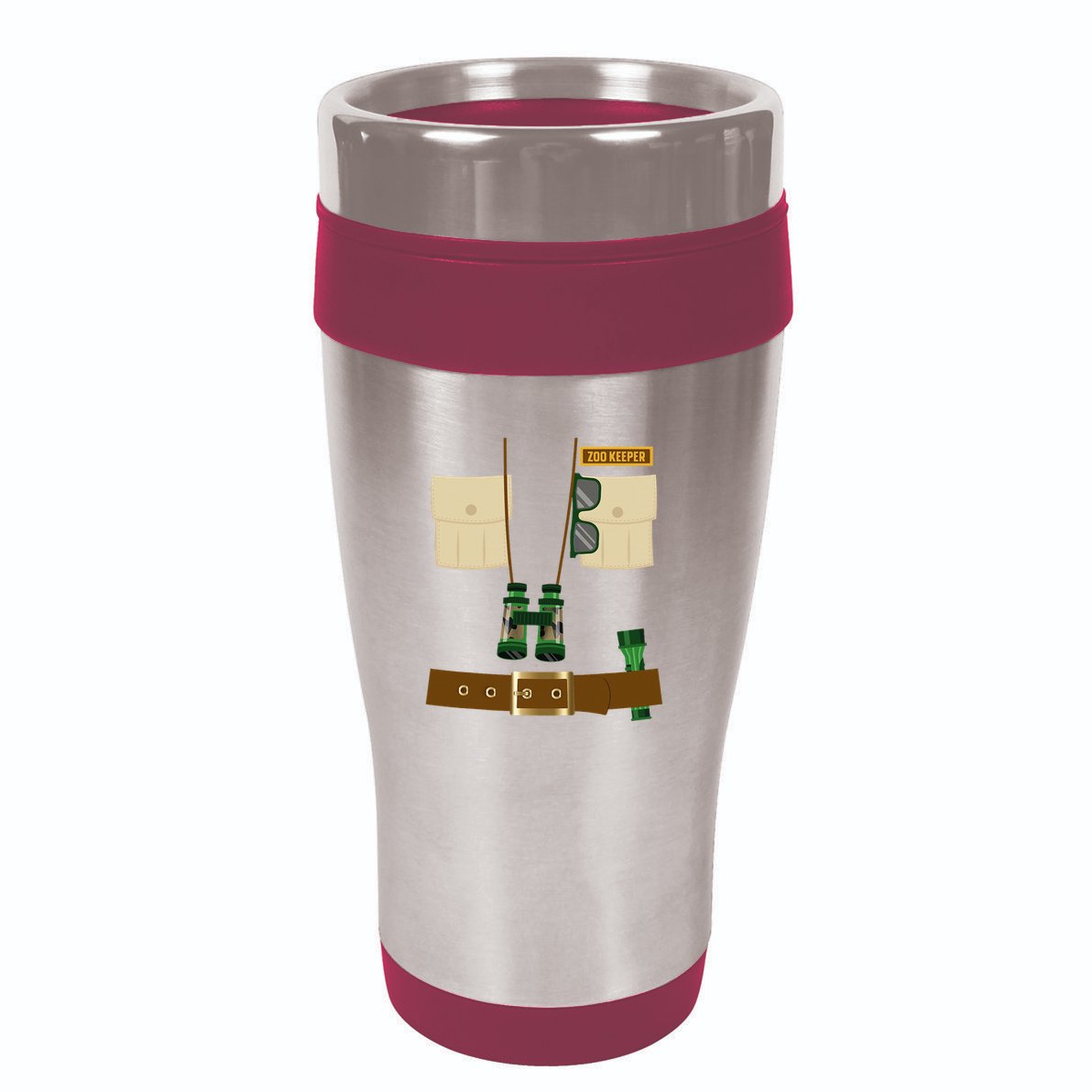 Zoo Keeper Halloween Costume Diy Gift Jungle Safari Explorer 16oz Travel Tumbler