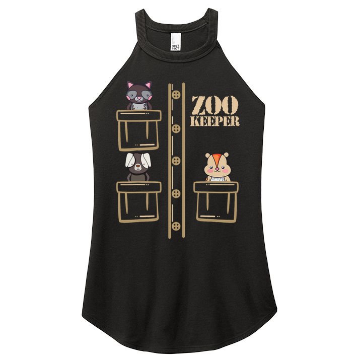 Zoo Keeper Halloween Safari Adult Men Women Costume Women's Perfect Tri Rocker Tank