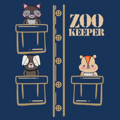 Zoo Keeper Halloween Safari Adult Men Women Costume T-Shirt