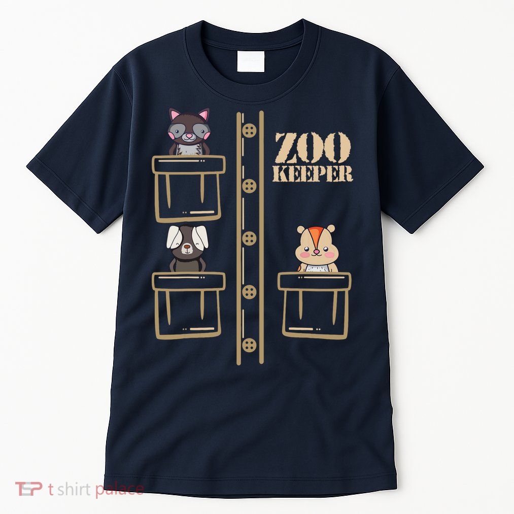 Zoo Keeper Halloween Safari Adult Men Women Costume Tall T-Shirt