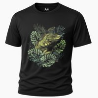 Zoo Keeper Lizard Lover Gift Iguana Cooling Performance Crew T-Shirt