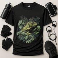 Zoo Keeper Lizard Lover Gift Iguana Cooling Performance Crew T-Shirt