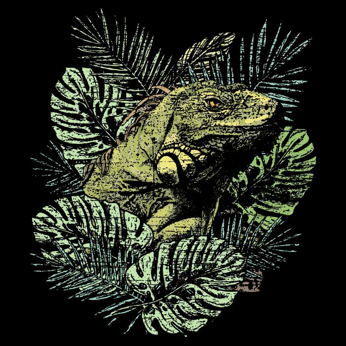 Zoo Keeper Lizard Lover Gift Iguana Cooling Performance Crew T-Shirt