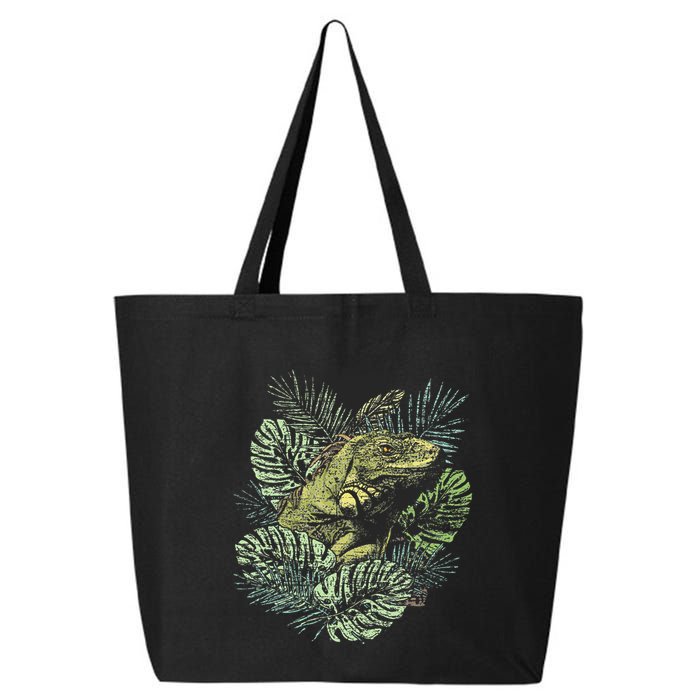 Zoo Keeper Lizard Lover Gift Iguana 25L Jumbo Tote