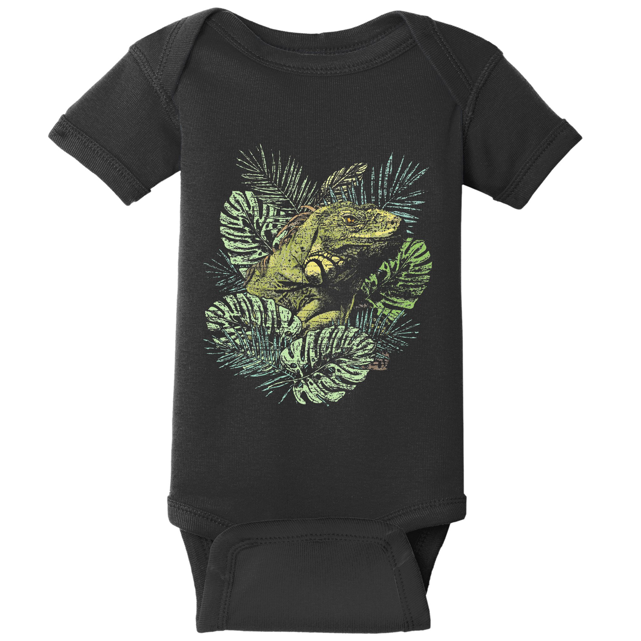 Zoo Keeper Lizard Lover Gift Iguana Baby Bodysuit