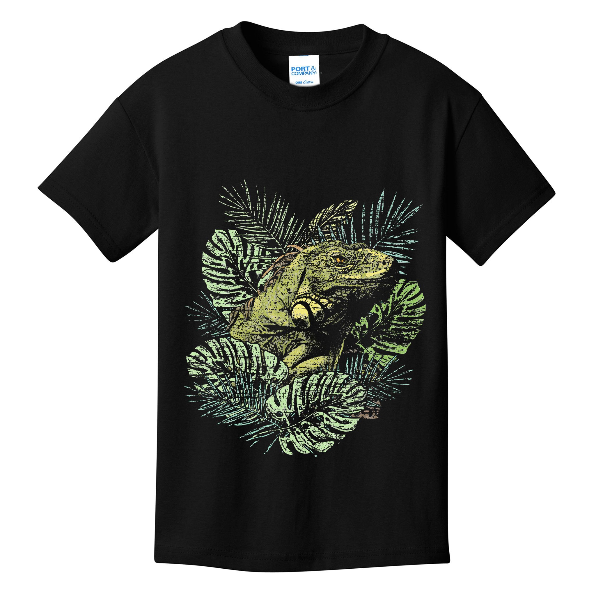 Zoo Keeper Lizard Lover Gift Iguana Kids T-Shirt