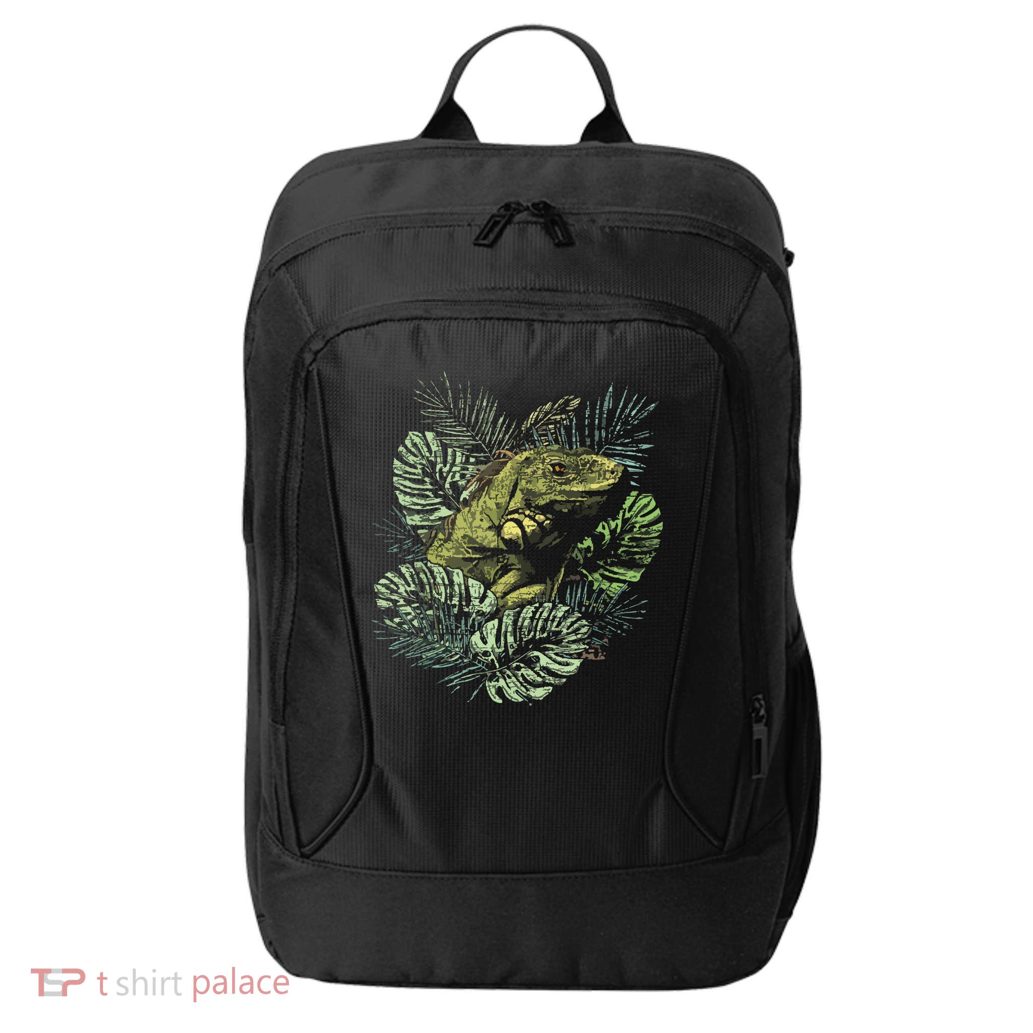 Zoo Keeper Lizard Lover Gift Iguana City Backpack