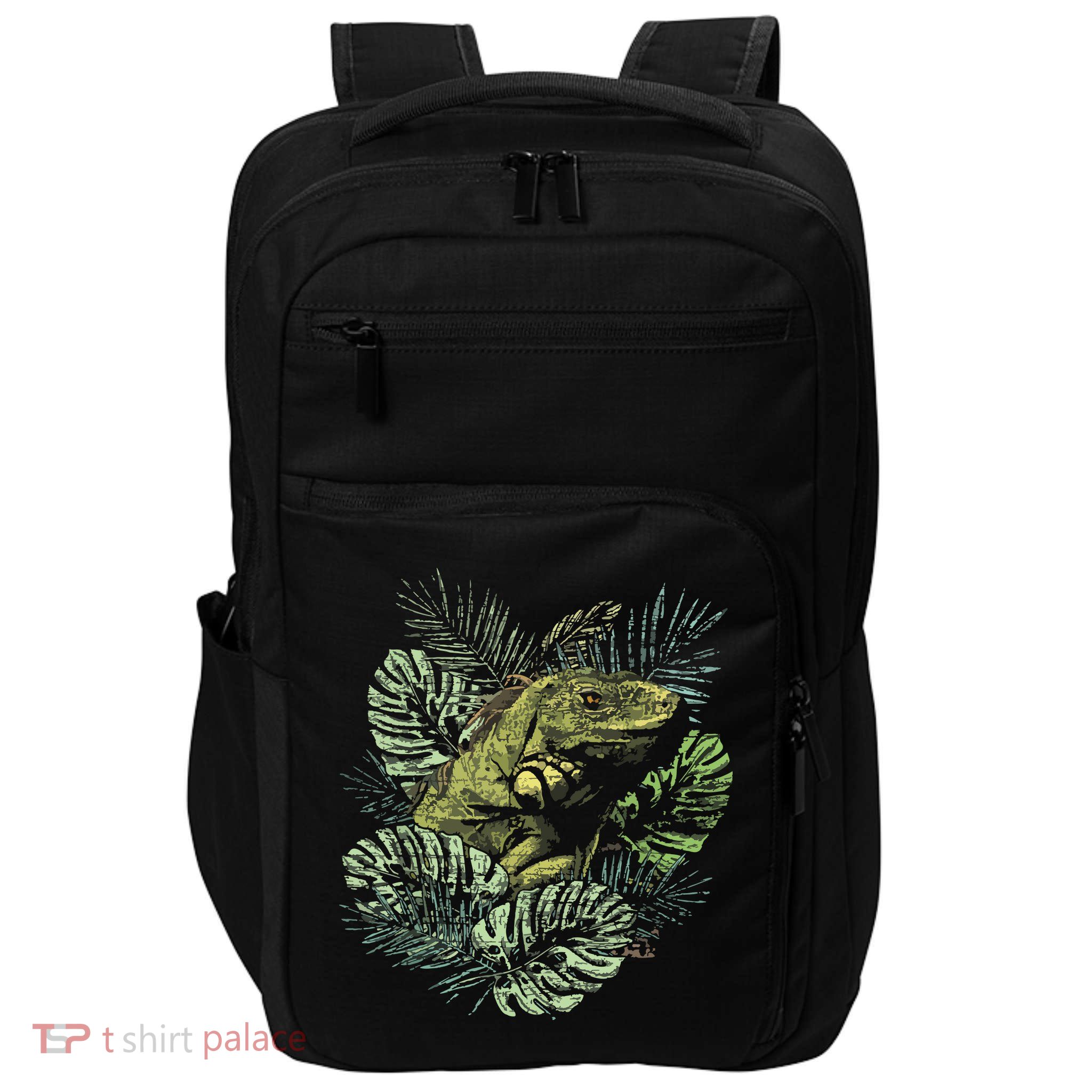 Zoo Keeper Lizard Lover Gift Iguana Impact Tech Backpack