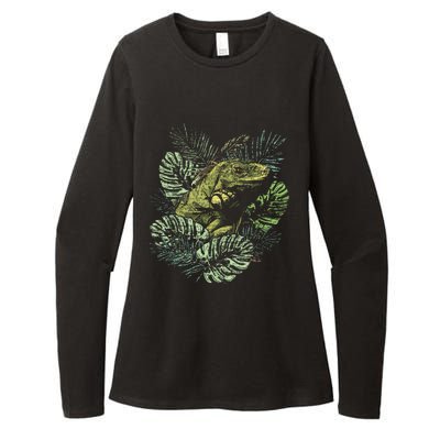 Zoo Keeper Lizard Lover Gift Iguana Womens CVC Long Sleeve Shirt