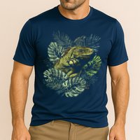 Zoo Keeper Lizard Lover Gift Iguana Cooling Performance Crew T-Shirt