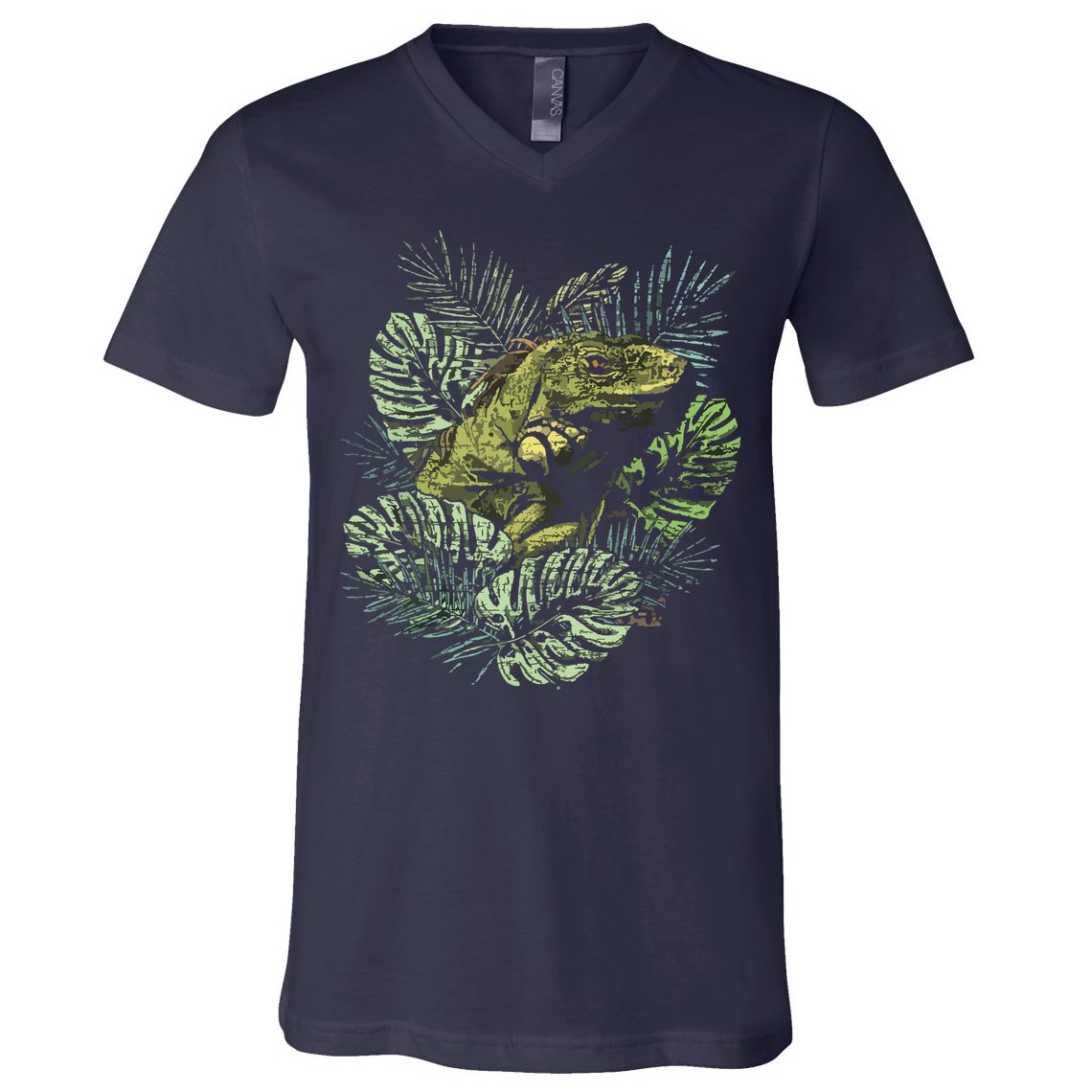 Zoo Keeper Lizard Lover Gift Iguana V-Neck T-Shirt