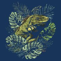 Zoo Keeper Lizard Lover Gift Iguana Button