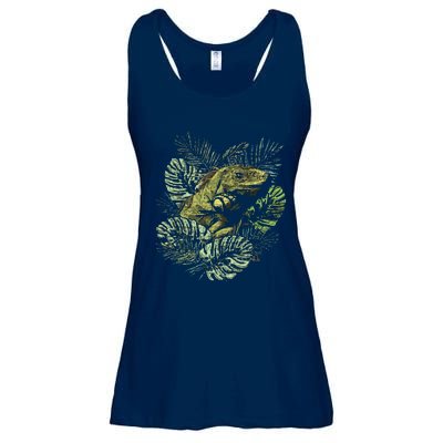 Zoo Keeper Lizard Lover Gift Iguana Ladies Essential Flowy Tank