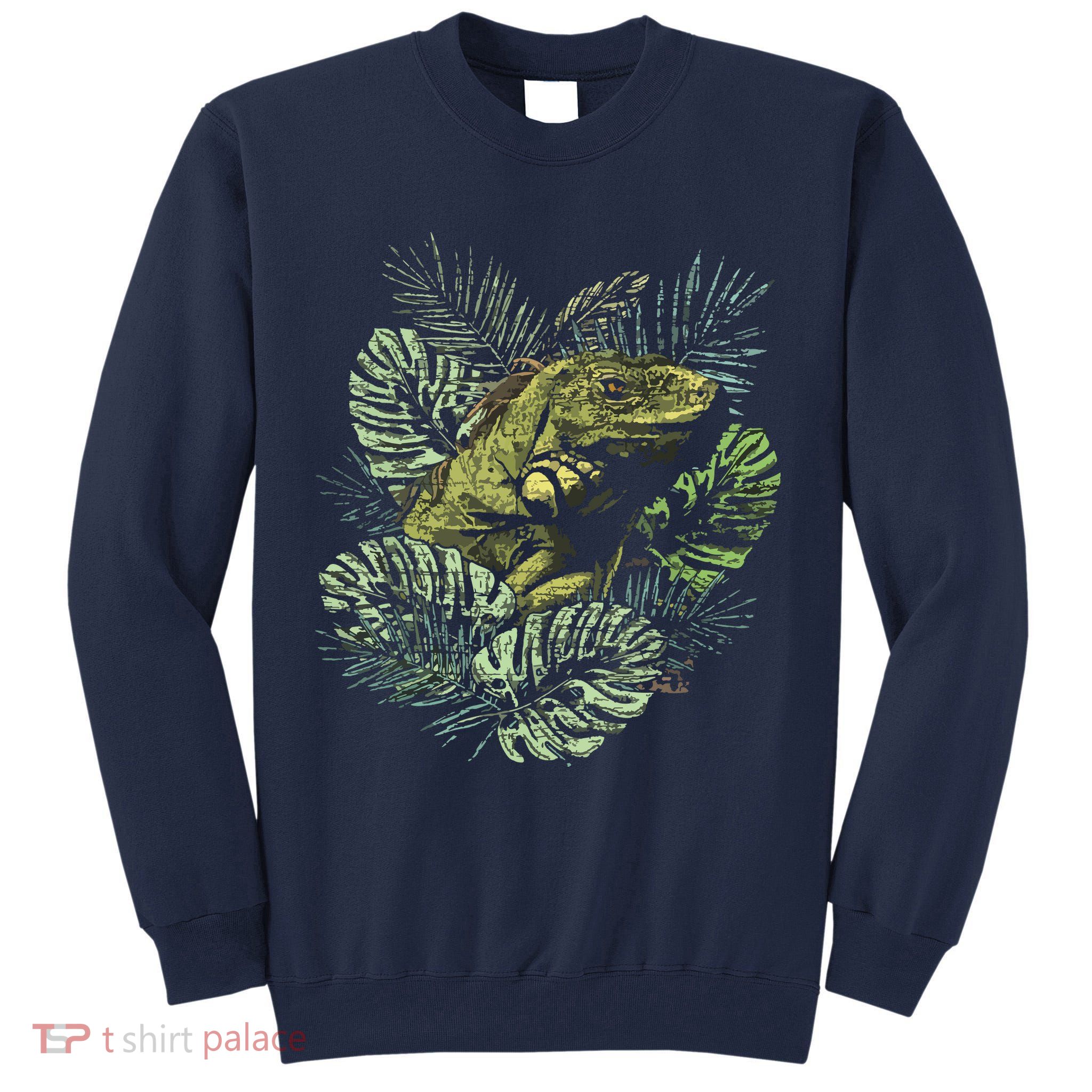 Zoo Keeper Lizard Lover Gift Iguana Tall Sweatshirt