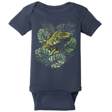 Zoo Keeper Lizard Lover Gift Iguana Baby Bodysuit