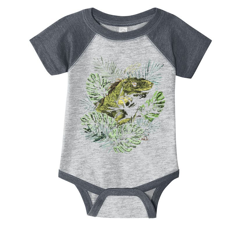 Zoo Keeper Lizard Lover Gift Iguana Infant Baby Jersey Bodysuit