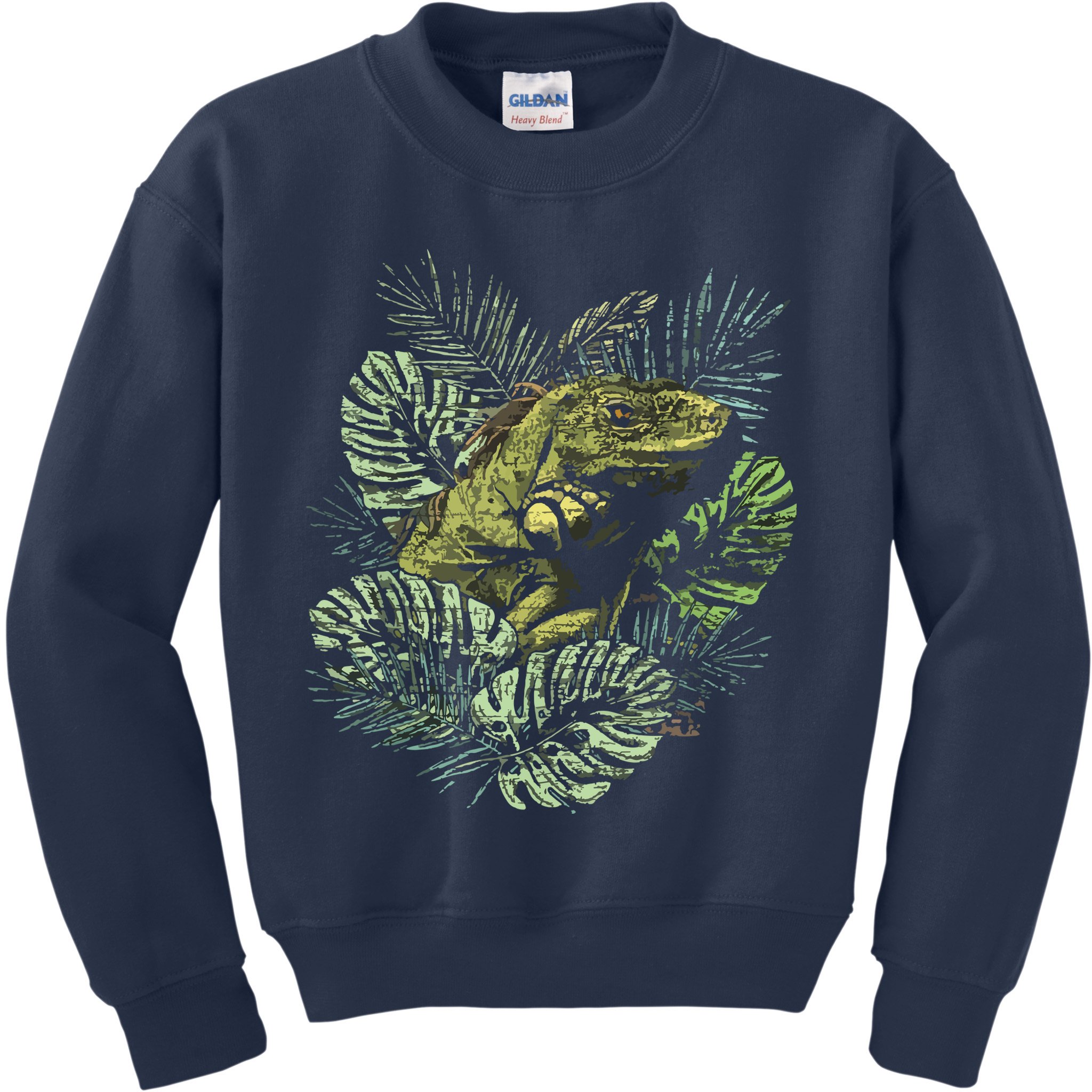Zoo Keeper Lizard Lover Gift Iguana Kids Sweatshirt