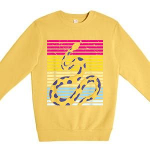 Zoo Keeper Reptile Gift Snake Premium Crewneck Sweatshirt