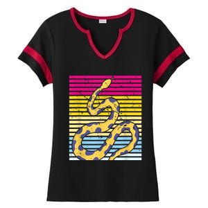 Zoo Keeper Reptile Gift Snake Ladies Halftime Notch Neck Tee